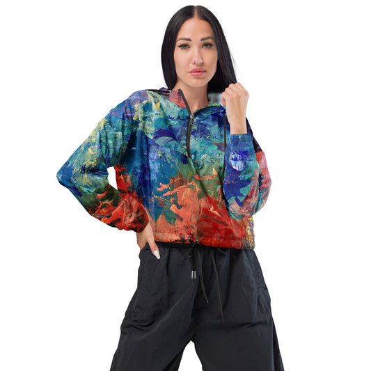 Women’s cropped windbreaker