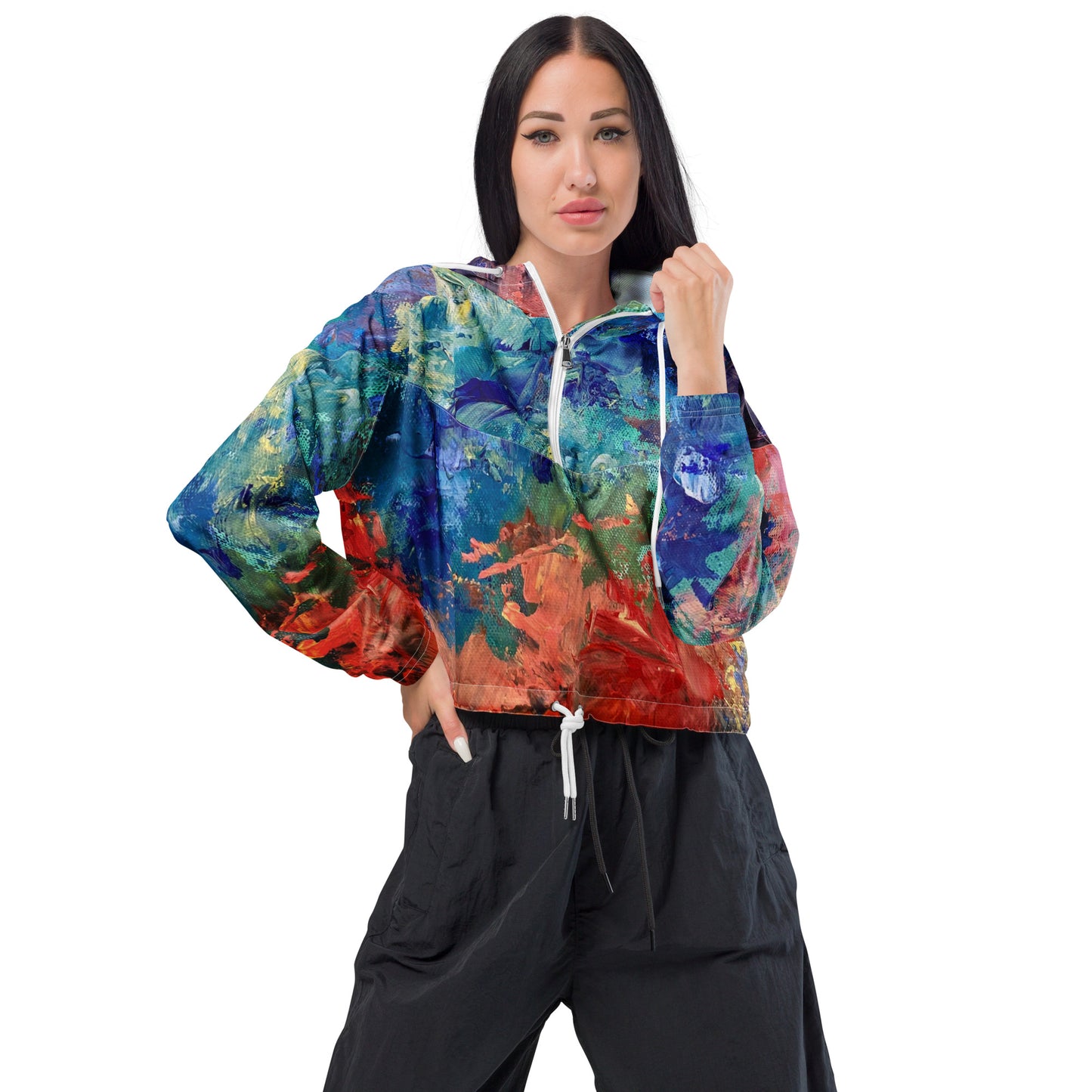 Women’s cropped windbreaker