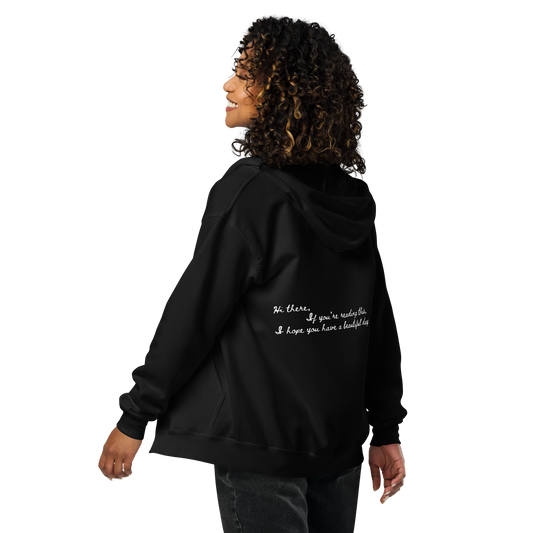 Have a Beautiful Day White Letters Unisex zip hoodie