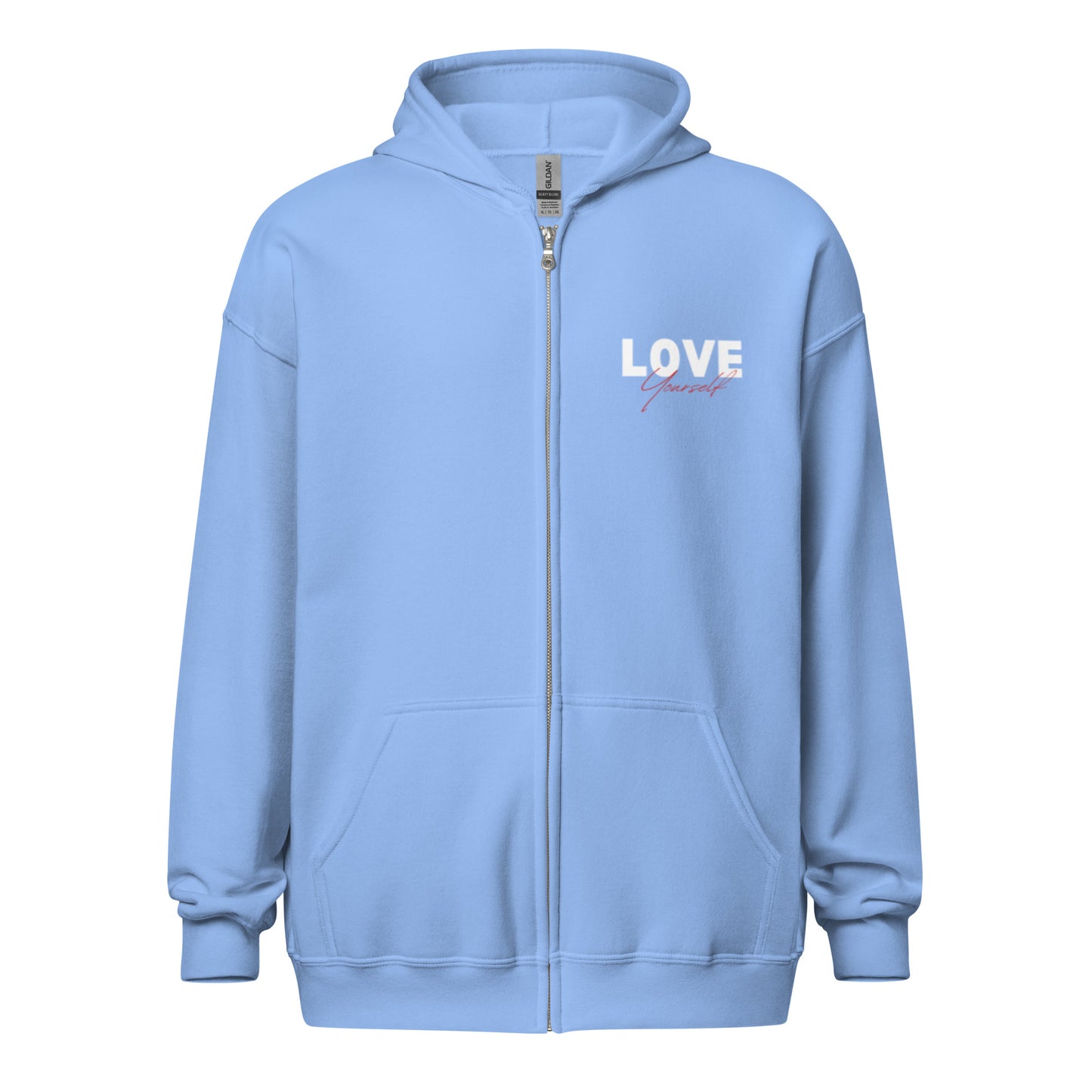 Love Yourself heavy blend zip hoodie