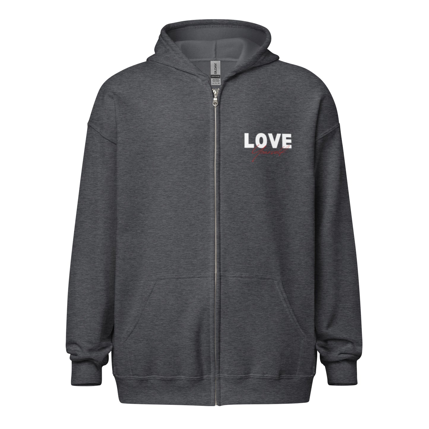 Love Yourself heavy blend zip hoodie