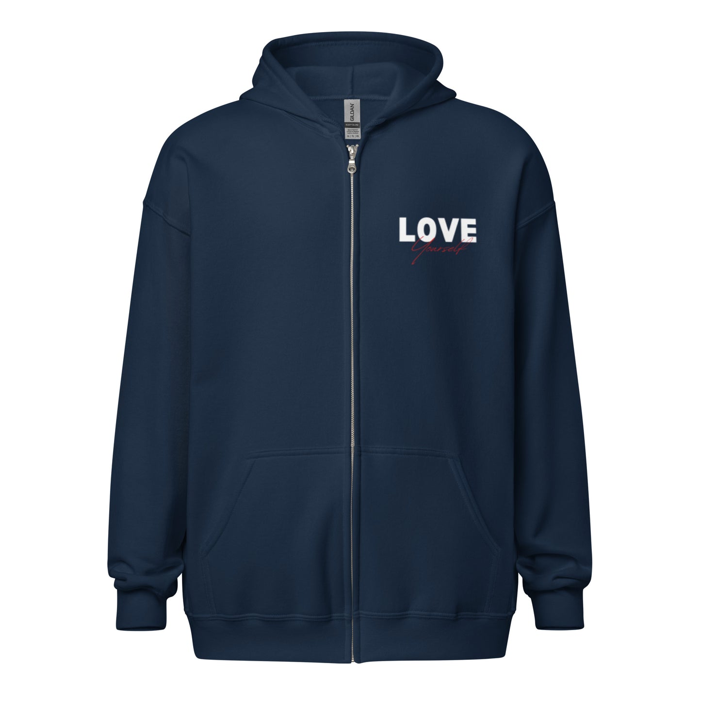 Love Yourself heavy blend zip hoodie