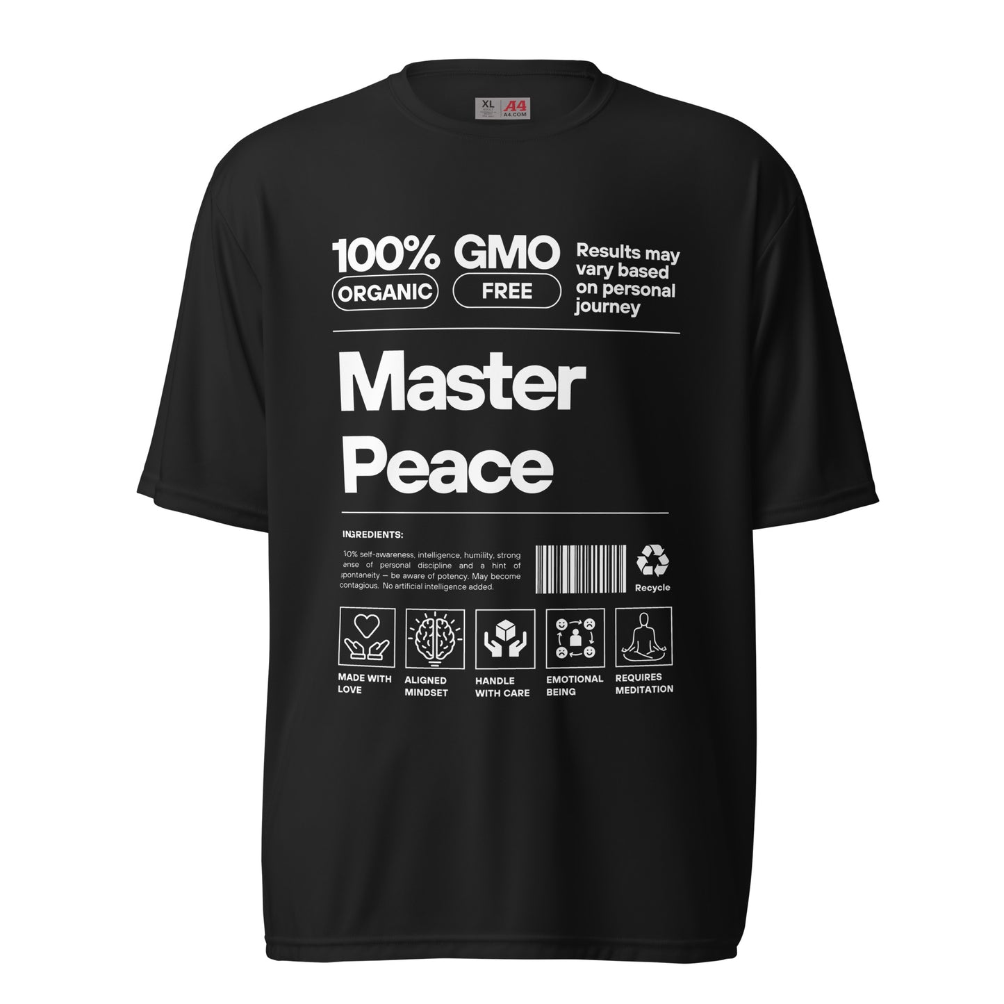 Master Peace Recipe crew neck t-shirt