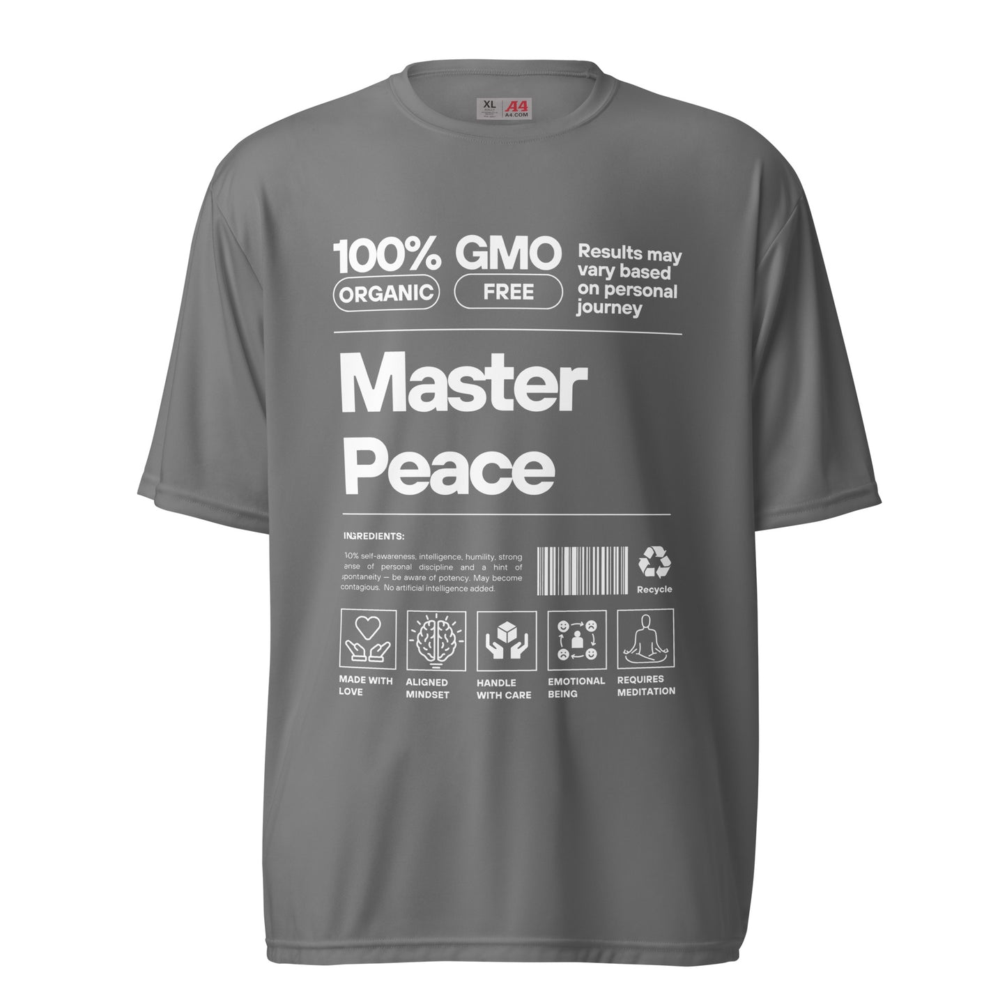 Master Peace Recipe crew neck t-shirt