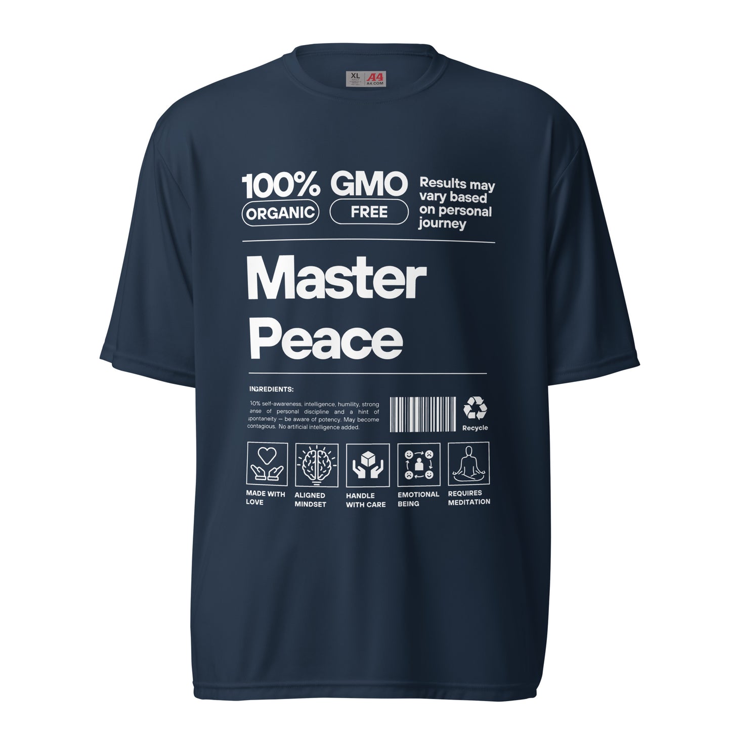 Master Peace Recipe crew neck t-shirt